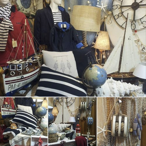 Palamós en la Costa Brava Palamós, Costa Brava, tienda náutica y marina para la decoración marinera